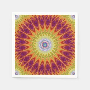 Mandala sun serviette