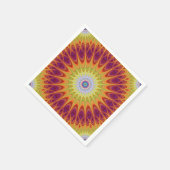 Mandala sun serviette (Ecke)