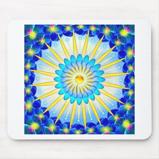 Mandala Sunshine Mousepad (Vorne)