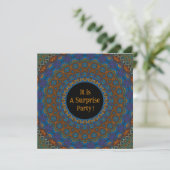 Mandala Surprise Party Einladung (Stehend Vorderseite)