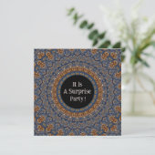Mandala Surprise Party Einladung (Stehend Vorderseite)
