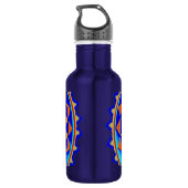 Mandala Symbol der Perfektion Edelstahlflasche (Rückseite)