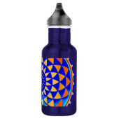 Mandala Symbol der Perfektion Edelstahlflasche (Rechts)