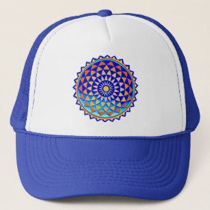 Mandala Symbol der Perfektion Truckerkappe