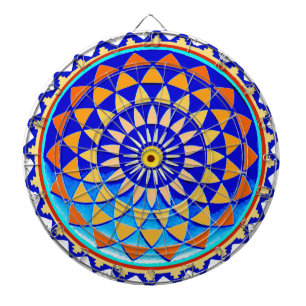 Mandala Symbol der Vollkommenheit Dartscheibe