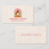 Mandala-Symbol | Hintergrund Visitenkarte (Vorne/Hinten)