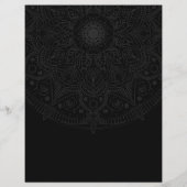 Mandala Symbol, Tattoo & Body Piercing Studio Flyer (Hinten)