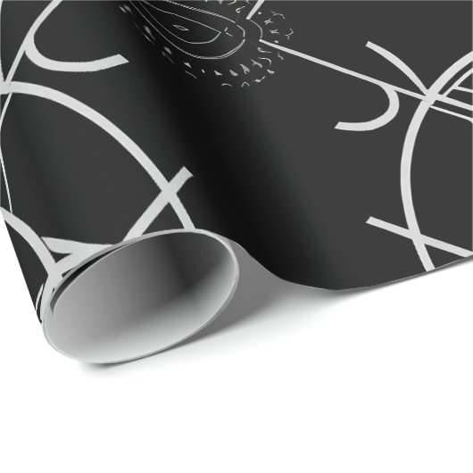 Mandala, Symmetrische Kunst Geschenkpapier (Rolleneckpunkt)