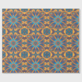 Mandala, Symmetrische Kunst Geschenkpapier (Flach)