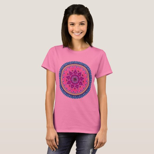 Mandala-T - Shirt (Vorne ganz)