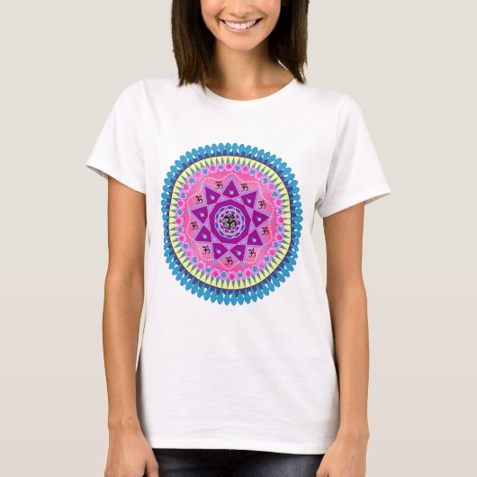 Mandala-T - Shirt (Vorderseite)