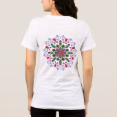 Mandala T-shirt  Tri-Blend Shirt (Rückseite)