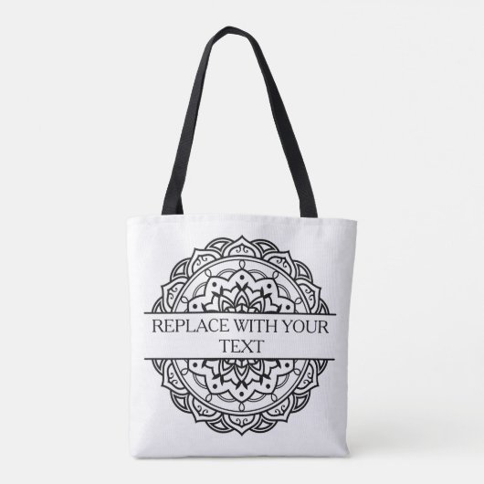 Mandala Tasche (Rückseite)