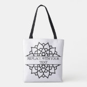 Mandala Tasche (Rückseite)