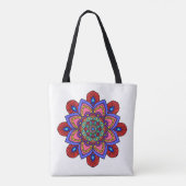 Mandala-Tasche und Einkaufstasche Tasche (Rückseite)