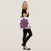 Mandala-Tasche und Einkaufstasche Tasche (Am Model)