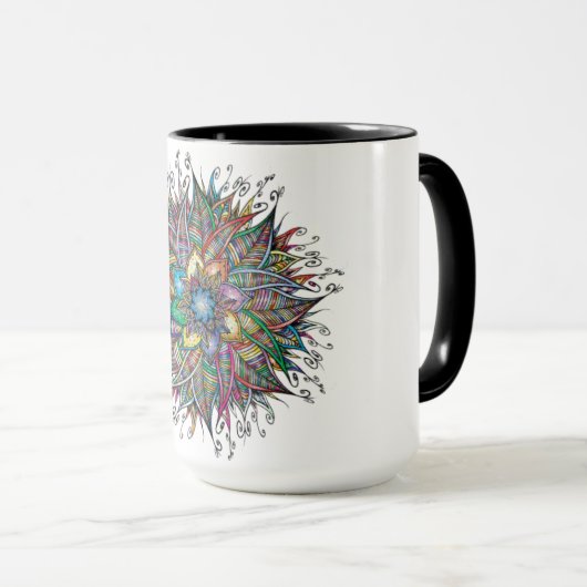 Mandala Tasse (VorderseiteRechts)