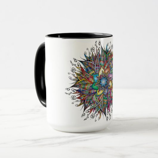 Mandala Tasse (Vorderseite Links)