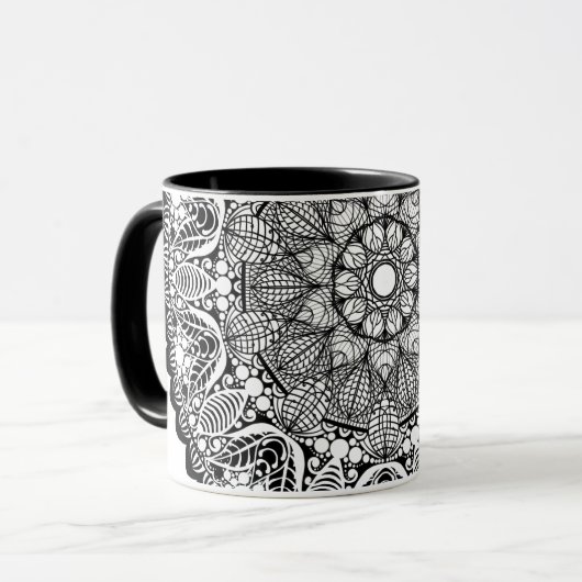 Mandala Tasse (Vorderseite Links)