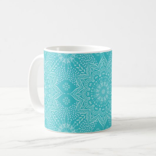 Mandala-Tasse Kaffeetasse (Vorderseite Links)