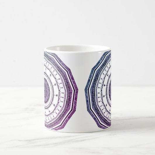 Mandala-Tasse Kaffeetasse (Mittel)