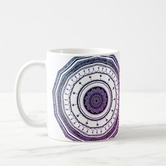 Mandala-Tasse Kaffeetasse (Links)