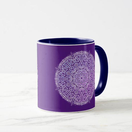 Mandala-Tasse Tasse (VorderseiteRechts)