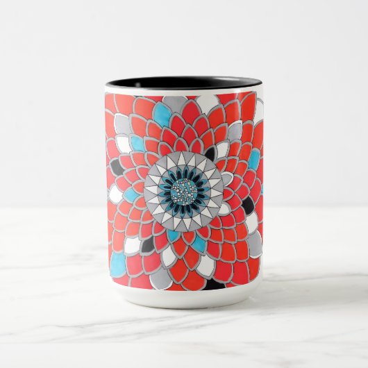 Mandala-Tasse Tasse (Zentrum)