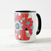 Mandala-Tasse Tasse (VorderseiteRechts)