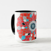 Mandala-Tasse Tasse (Vorderseite Links)