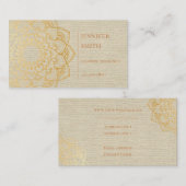 Mandala-Thema-Visitenkarte Visitenkarte (Vorne/Hinten)