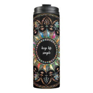 Mandala Thermosbecher