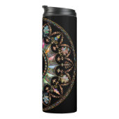 Mandala Thermosbecher (Nach rechts gedreht)