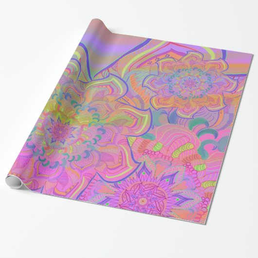 Mandala Three Layers Geschenkpapier (Ungerollt)