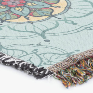 Mandala Throw Blanket Decke