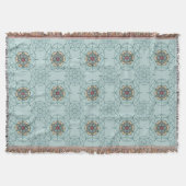 Mandala Throw Blanket Decke (Vorderseite)