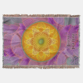 Mandala Throw Blanket Decke