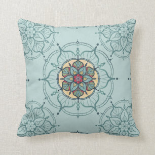 Mandala Throw Pillow Kissen