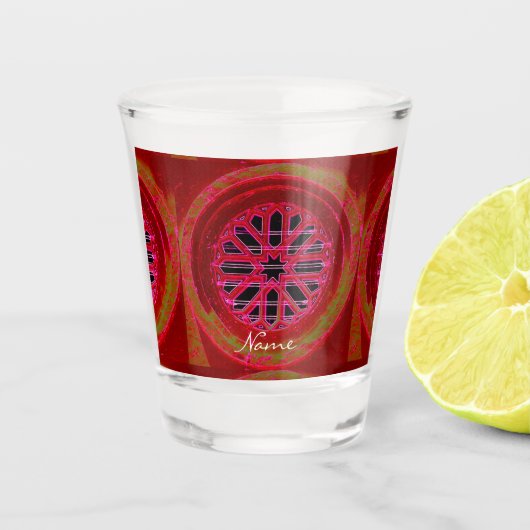 Mandala Thunder_Cove Schnapsglas (Vorderseite)