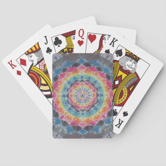 Mandala Tie Dye Bicycle Playing Cards Spielkarten (Rückseite)