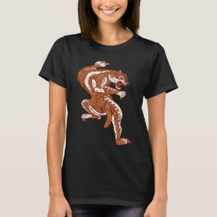 Mandala Tiger Big Cat Saber Toothed Tiger T-Shirt