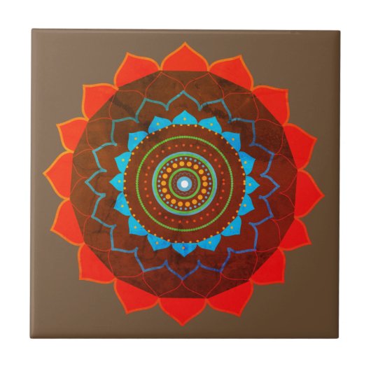 Mandala Tile Fliese (Vorderseite)