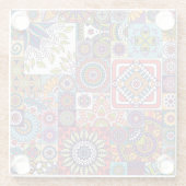 Mandala Tile Glasuntersetzer (Rückseite)