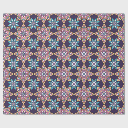 Mandala Tile Musterpapier Geschenkpapier (Flach)