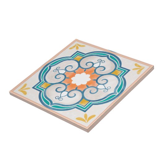 Mandala Tile Pattern Fliese (Seite)