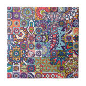 Mandala Tile Pattern Fliese (Vorderseite)