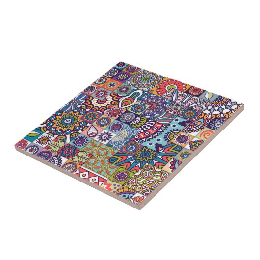 Mandala Tile Pattern Fliese (Seite)