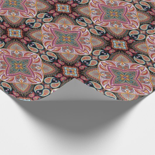 Mandala Tile Pattern Geschenkpapier (Ecke)