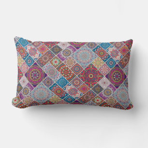 Mandala Tile Pattern Lendenkissen