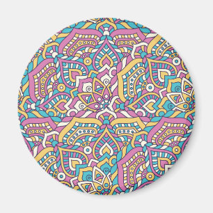 Mandala Tile Pattern Magnet